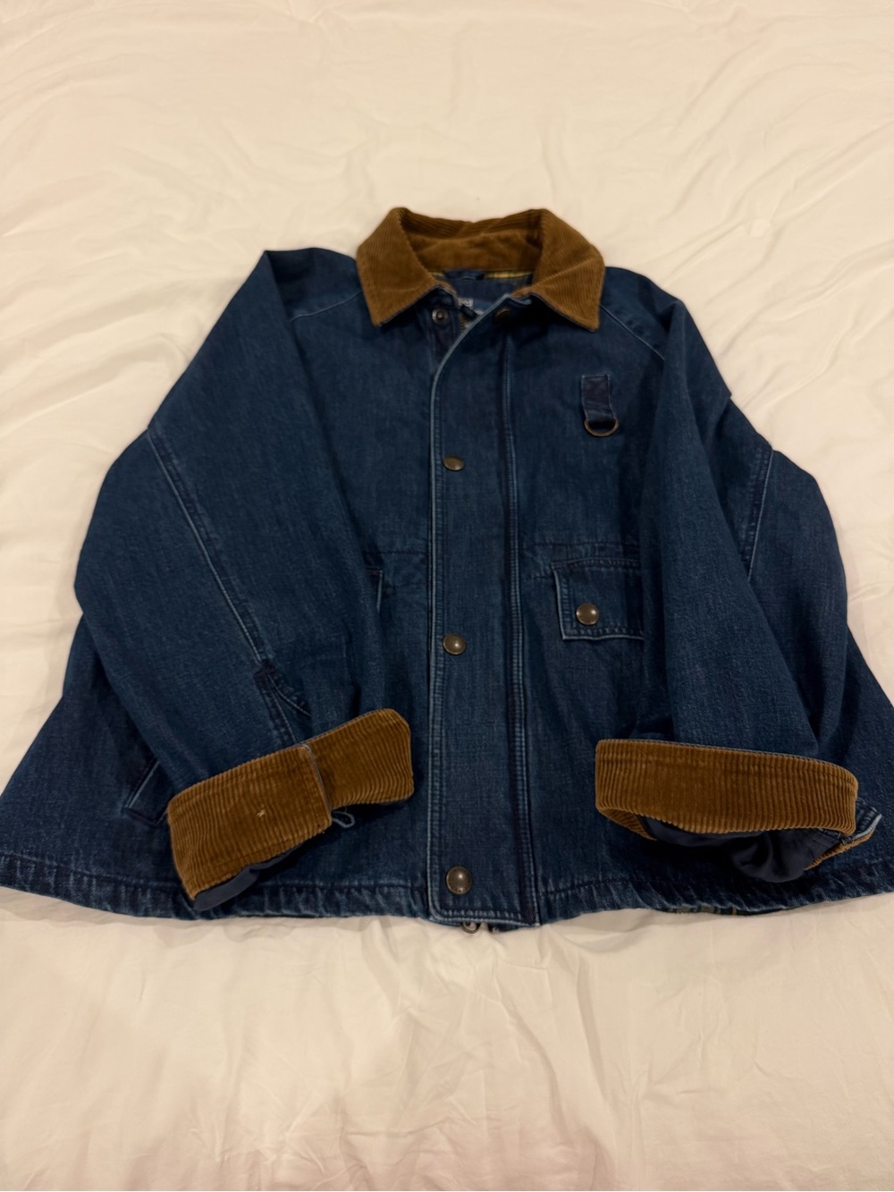 Polo by Ralph Lauren 3X1 Rigid Denim Woven Field Jacket - Picture 2 of 6